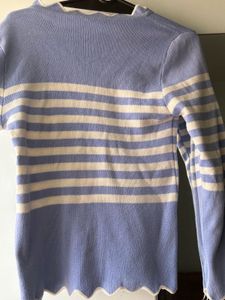 Chic Striped Knit Sweater