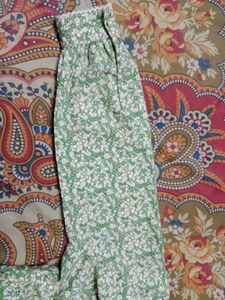Floral Print Peplum Top