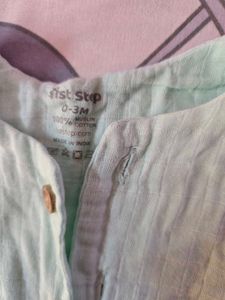new born Light Blue Vest