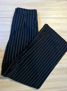 H&amp;M High-Waist Pinstripe Trousers