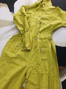 Mustard Colour Jump Suit