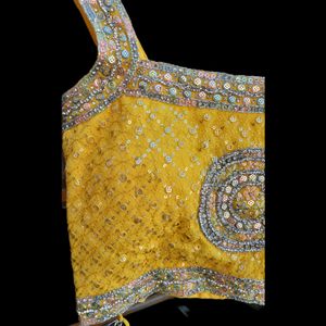Yellow Colour Lehenga Choli