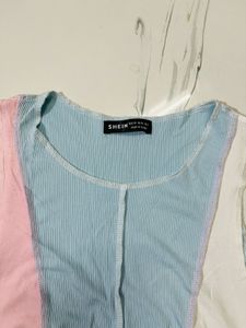 Colorblock Crop Tank Top