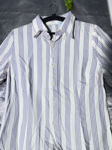 Classic Striped Button-Up Shirt