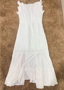 Maxi Dress with Ruffle Sleeves