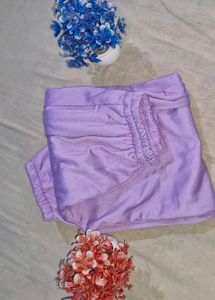 Lavender track pants