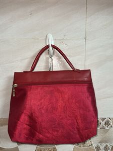Chic Red Handbag