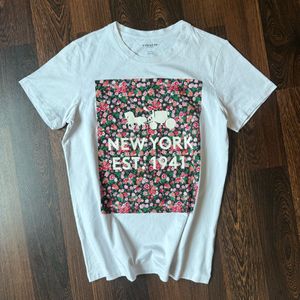 Coach New York Floral T-Shirt