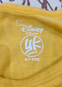 Yellow Minnie Mouse Selfie Long Sleeve Tee