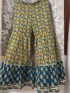 Beautiful Pure cotton Gharara set