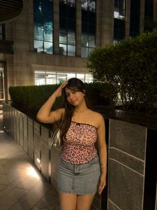 Chic Leopard Print Tube Top
