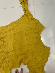 Yellow Embroidered Kurta Set