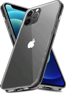 Black Transperant 12 Pro Max Back Case/Cover