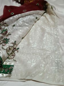 Embellished Net saree with blouse