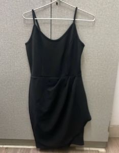 Black Spaghetti Strap Mini Dress