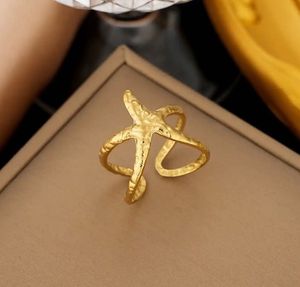 Unique Starfish Statement Ring