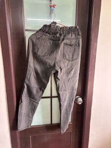 Stylish Grey Denim Pants