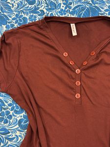 Comfy Henley Style Top