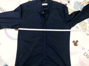 Men's Classic Navy Button-Down Shirt