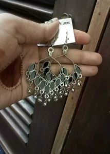 Dangling Silver Earrings