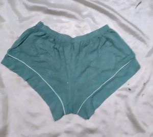 Comfortable Teal Pajama Shorts