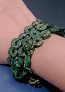 Green Beaded Bracelet