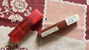 Maybelline Super Stay Matte Ink Lipstick and teddy