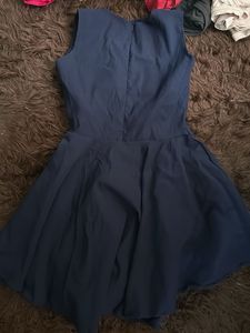 Chic Navy Skater Dress brand new