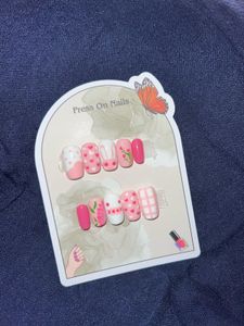 Cute Press On Nails Set