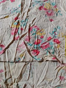 Floral Print Midi Kurta