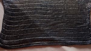 Very Stylish Black Golden With Silver Saini Top