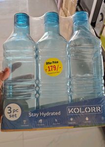 pack of 3 water bottles