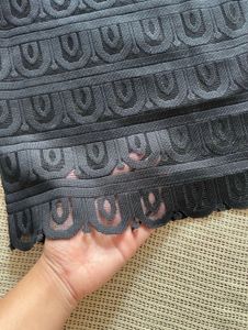 Elegant Black Textured Top