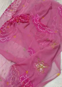 Stunning Pink Rajputi Poshak material