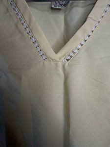 Elegant Cream Kurta