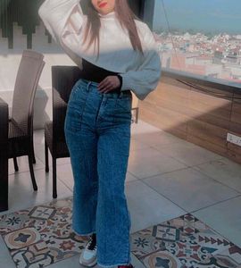 Cream Cropped Turtleneck Sweater