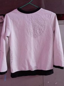 Elegant Textured Long Sleeve Top