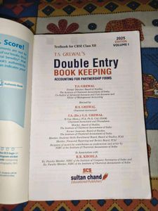T.S. Grewal Double Entry Book Keeping Textbook