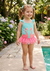 Adorable🦩 Swimsuit with Tutu