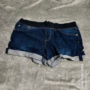 denim shorts