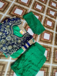 Elegant Green Anarkali Suit