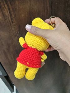 Winnie the Pooh Crochet Bag Charm