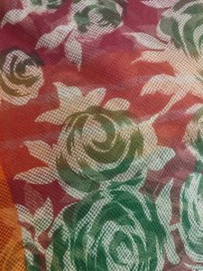 Vibrant Floral Saree