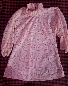 Stylish Lace Puff-Sleeve Top