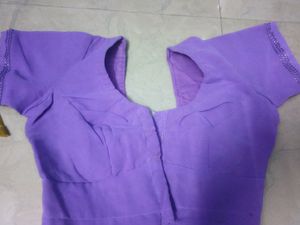 Saree With Stitched Blouse