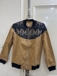 Stylish Patterned Bomber Jacket
