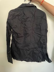Chic Black Button-Up Shirt