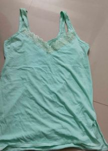Cute Lace Trim Camisole Top