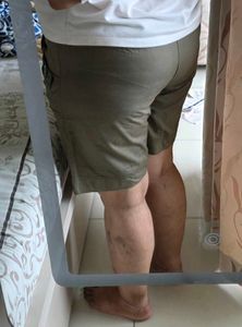 Olive Green Comfortable Shorts