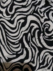 Black &amp; White Patterned shirt